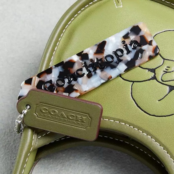 Coach Coachtopia Mini Ergo Bag In Coachtopia Leather With Flower Print - Picture 7 of 7